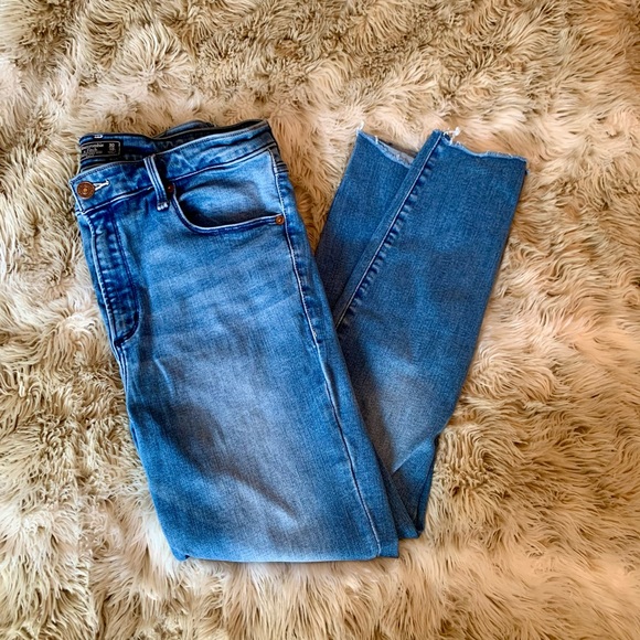 Abercrombie & Fitch Denim - Abercrombie & Fitch High Rise Skinny Ankle Jeans